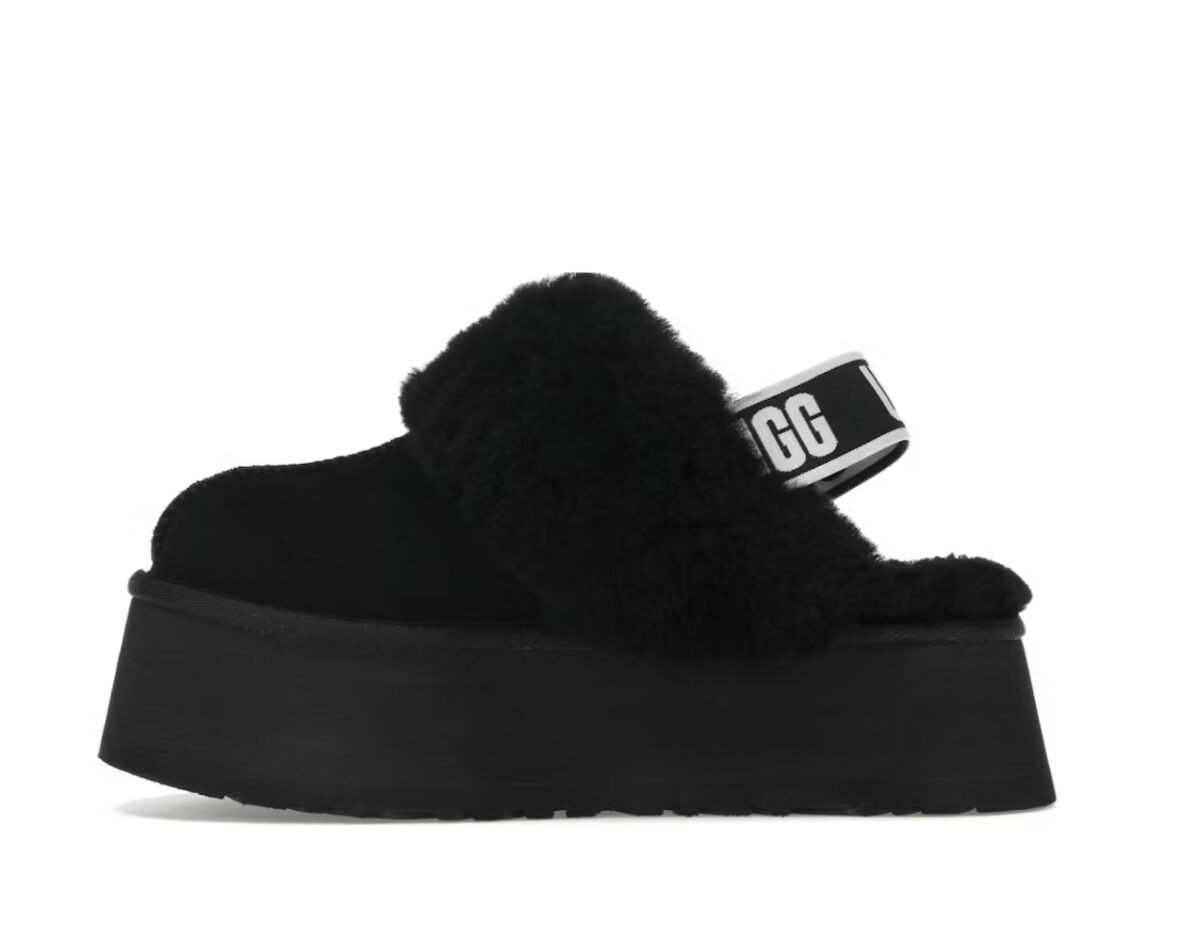 UGG Funkette Slipper Black ' - Image 2