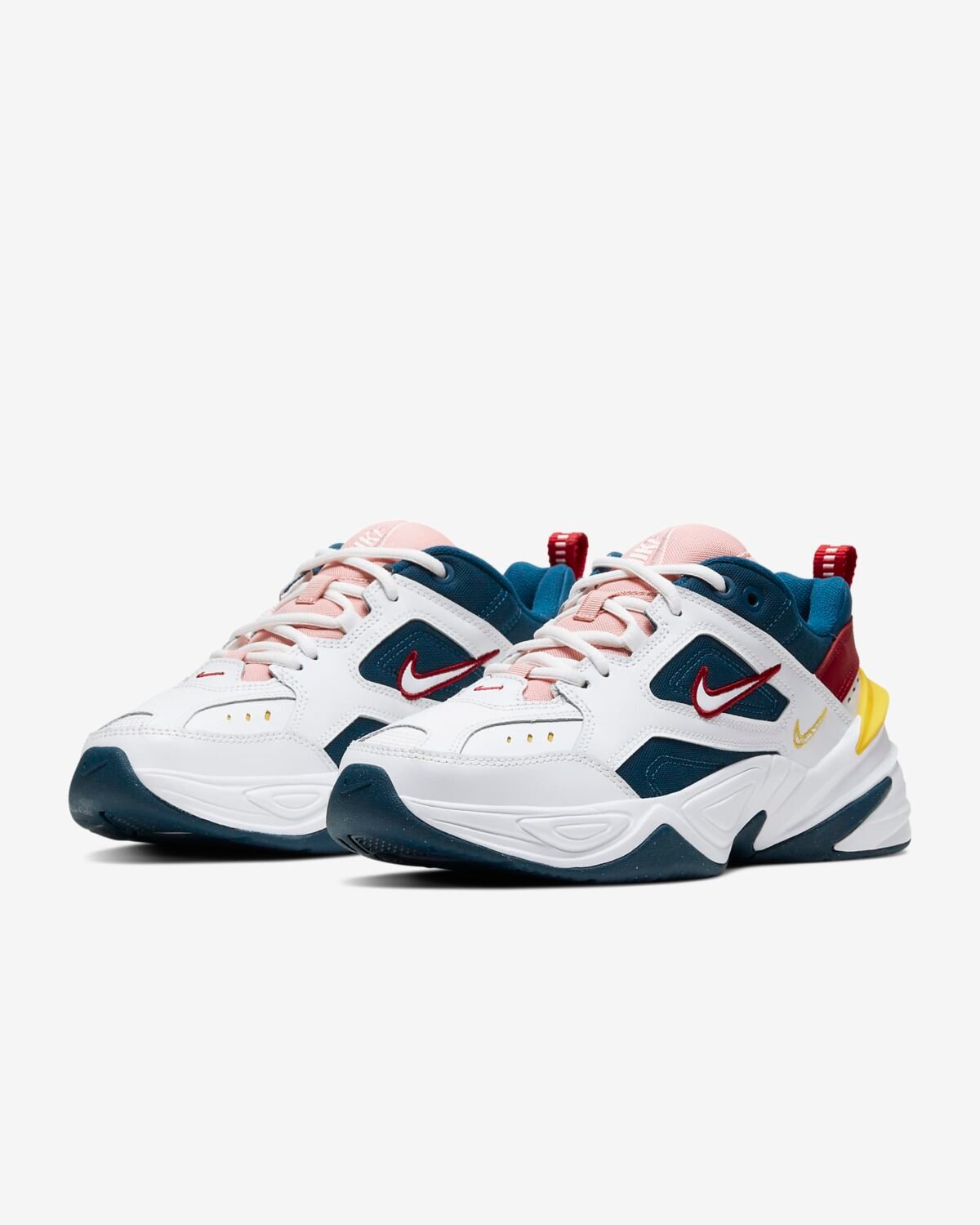 Nike M2K Tekno Blue Force Summit White Chrome Yellow - Image 3