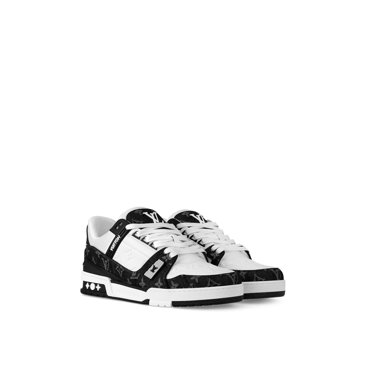 Louis Vuitton LV Trainer White Black - Image 2