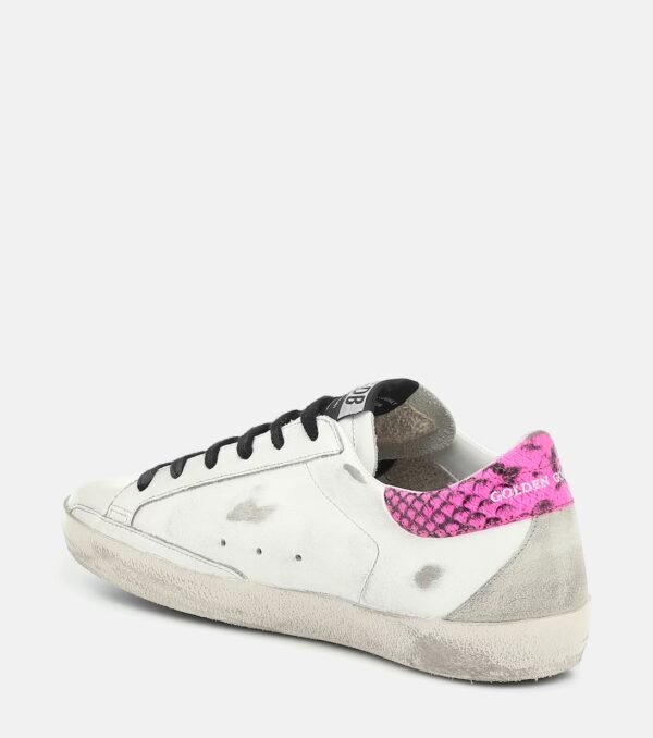 Golden Goose Superstar Leather Sneakers White / Pink - Image 3