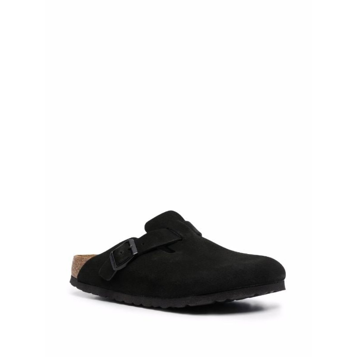 Birkenstock Boston Soft Footbed Suede Black - Image 2