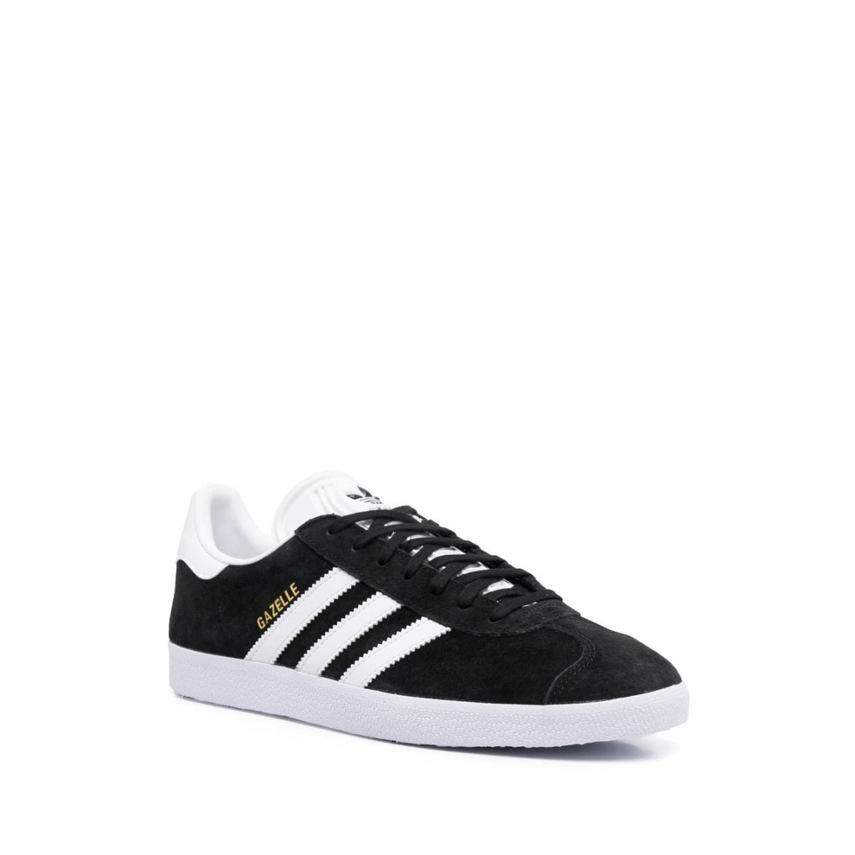 Adidas Gazelle Core Black Cloud White Gold Metallic (PS) - Image 2