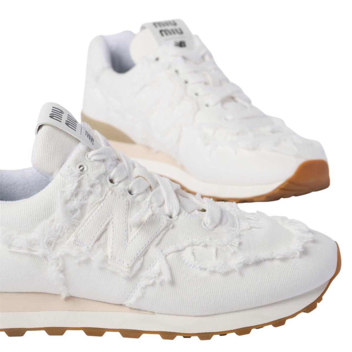 New Balance 574 Miu Miu Denim White - Image 3