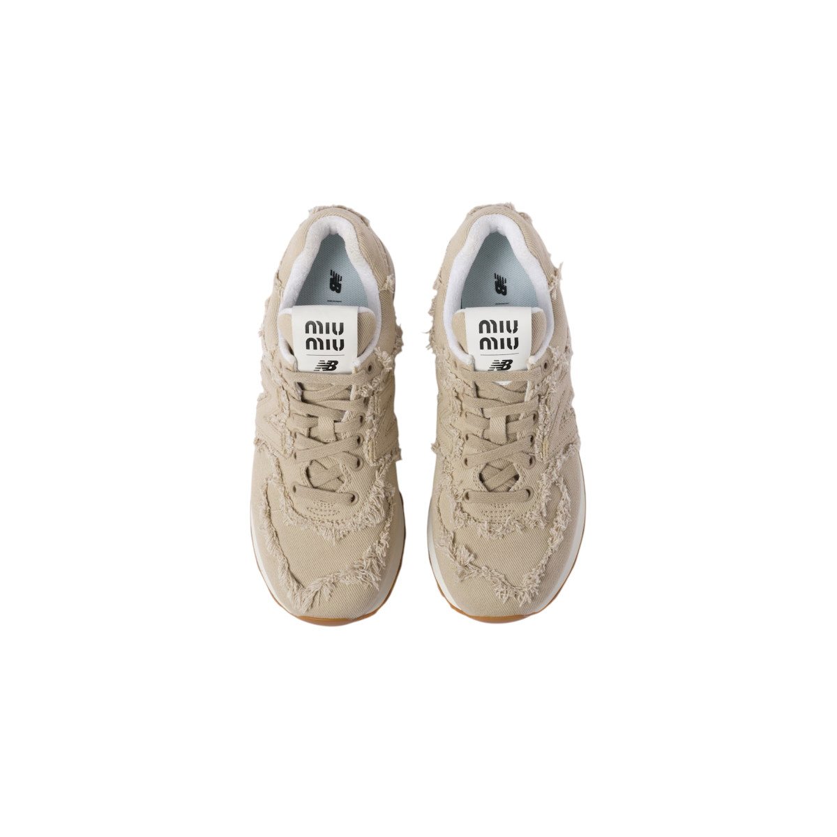 New Balance 574 Miu Miu Denim Colonial Beige - Image 3