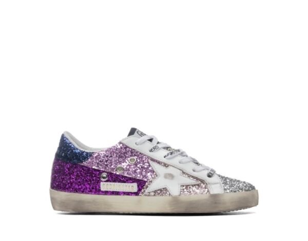 Golden Goose Super Star Violet Dirty Pink Lavender / White