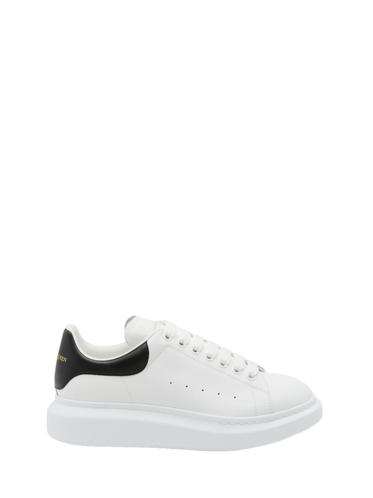 Alexander McQueen Oversized Ivory Black Leather