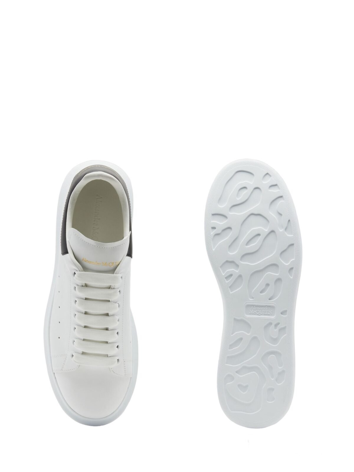 Alexander McQueen Oversized Ivory Black Leather - Image 4