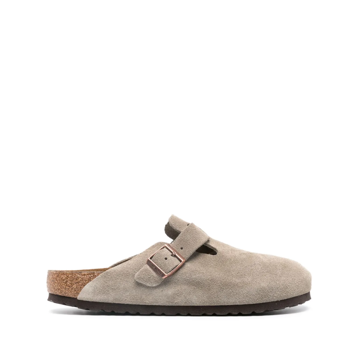 Birkenstock Boston Soft Footbed Suede Taupe (Narrow Fit)