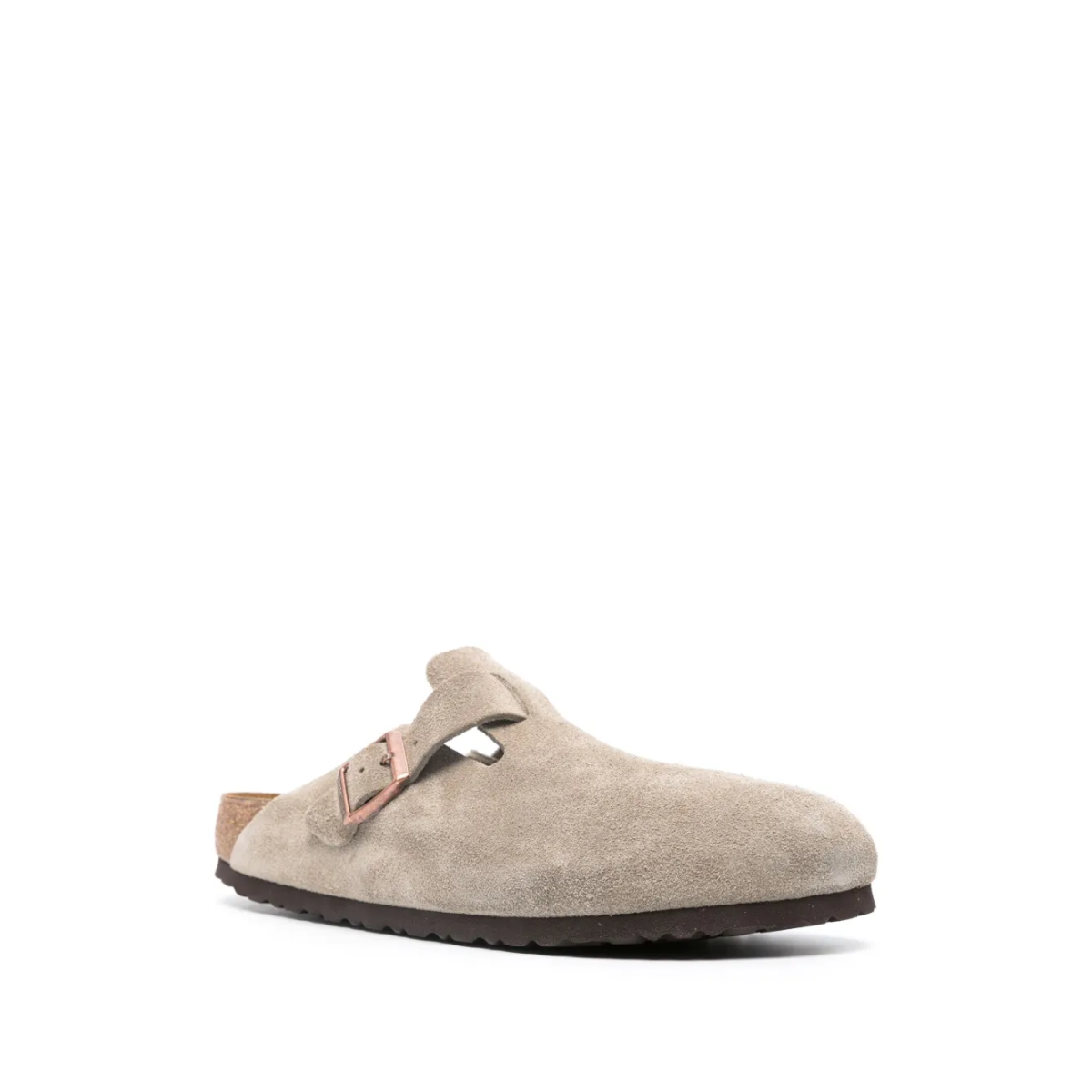 Birkenstock Boston Soft Footbed Suede Taupe (Narrow Fit) - Image 2