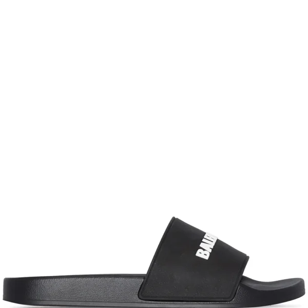 Balenciaga Pool Slide Black White