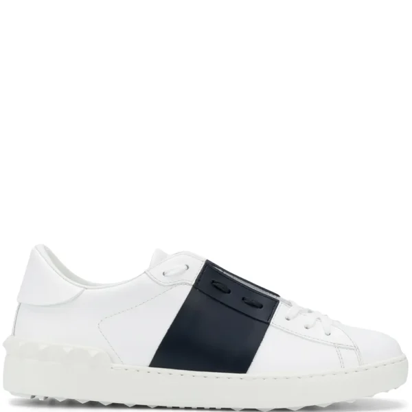 Valentino Garavani Open White Black Band White