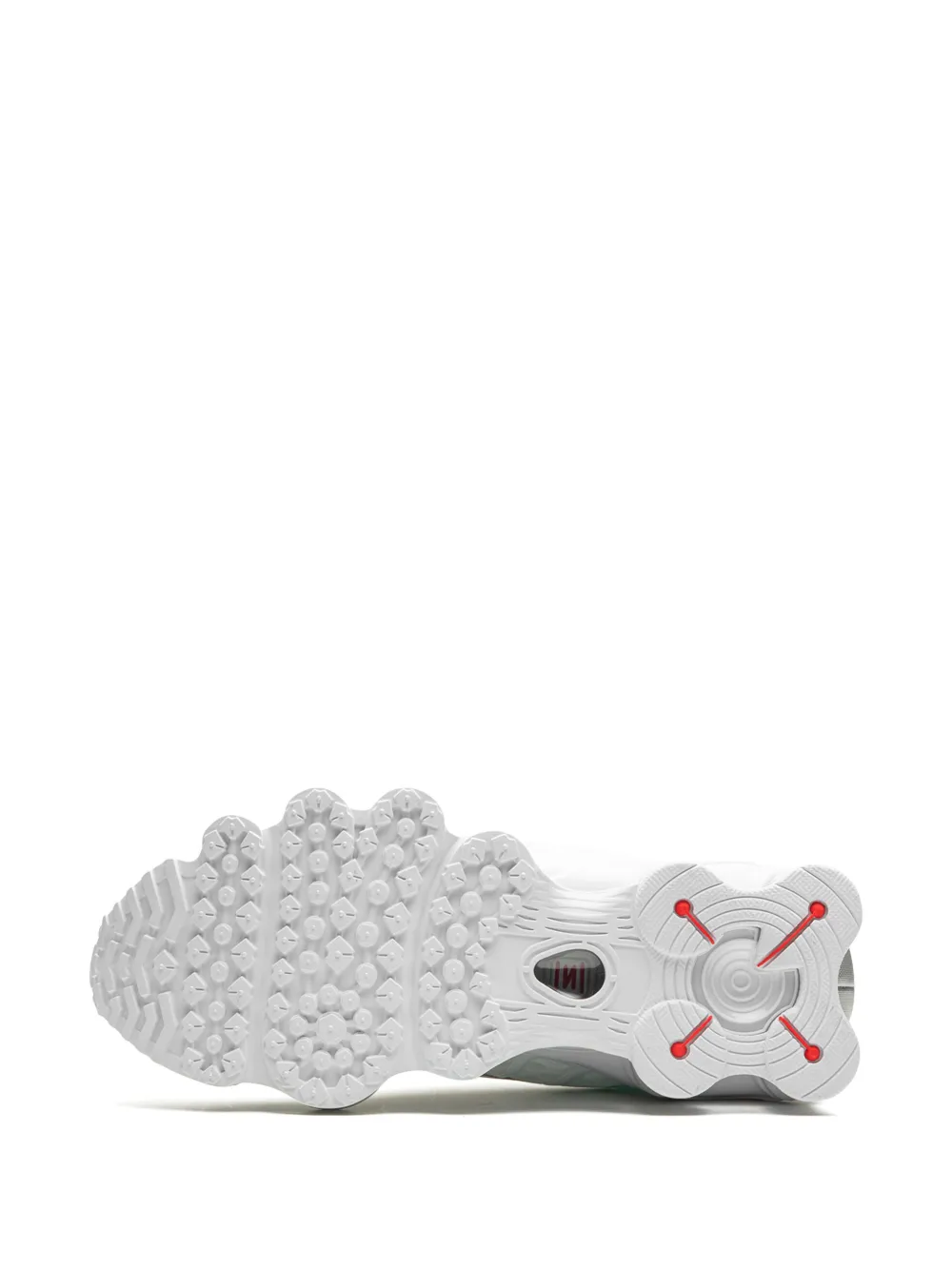 Nike Shox TL White Metallic Silver Max Orange - Image 4