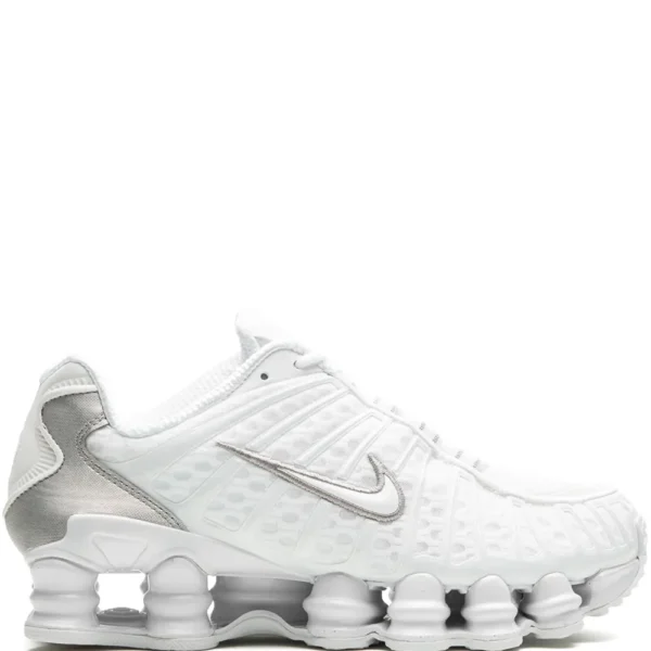 Nike Shox TL White Metallic Silver Max Orange