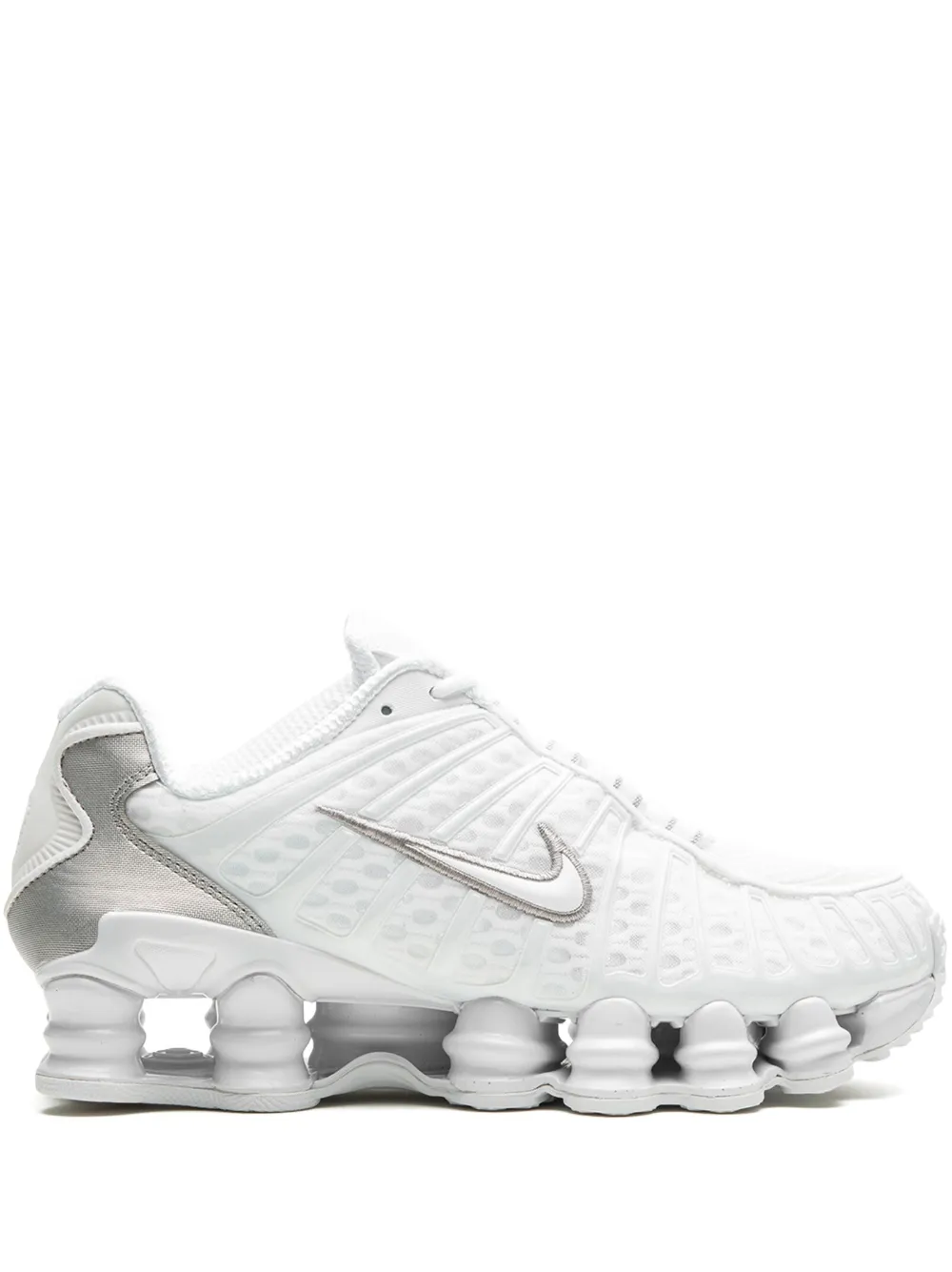 Nike Shox TL White Metallic Silver Max Orange