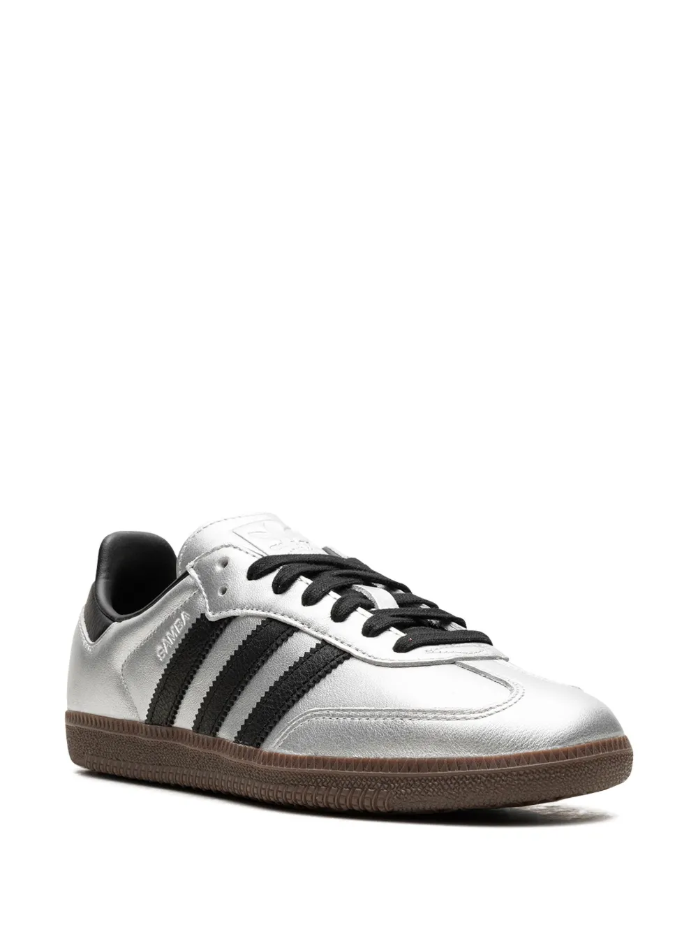 Adidas Samba OG Silver Metallic Black Gum - Image 2