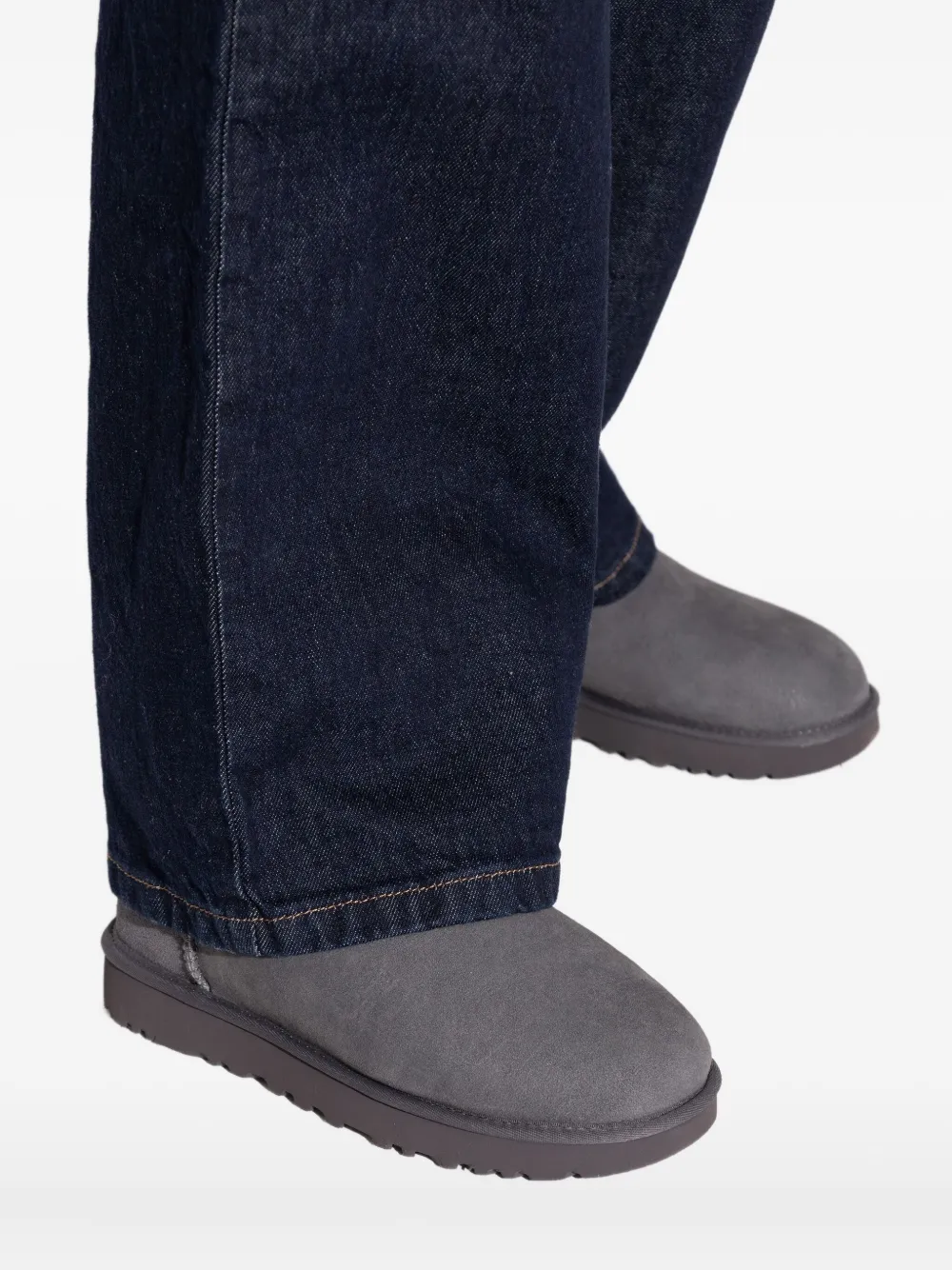 UGG Mini Bailey Bow II Boot Grey - Image 5