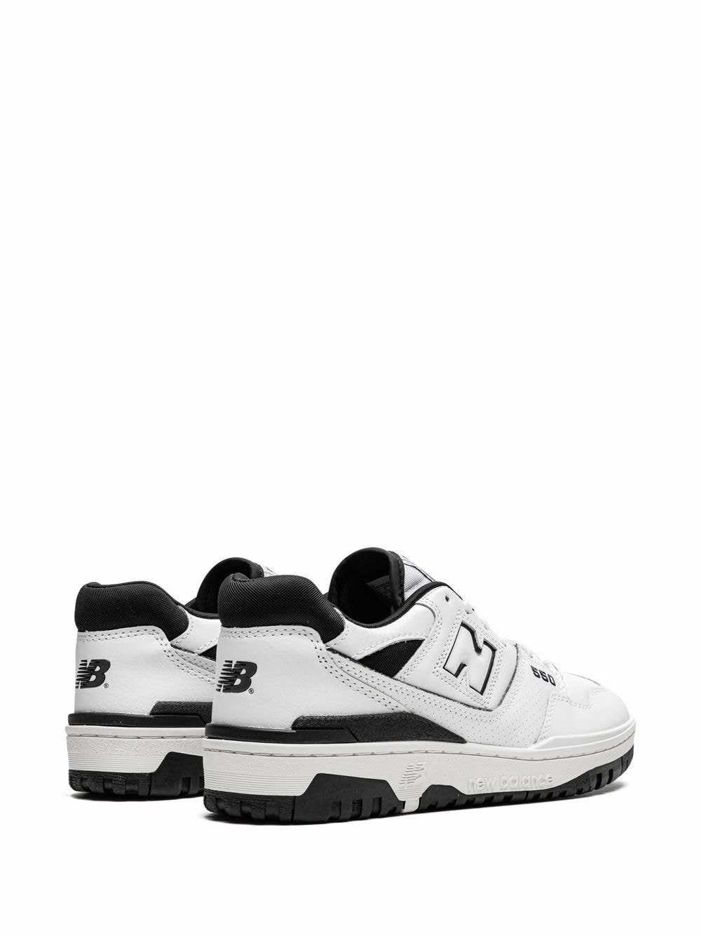 New Balance 550 White Black Rain Cloud (GS) - Image 3