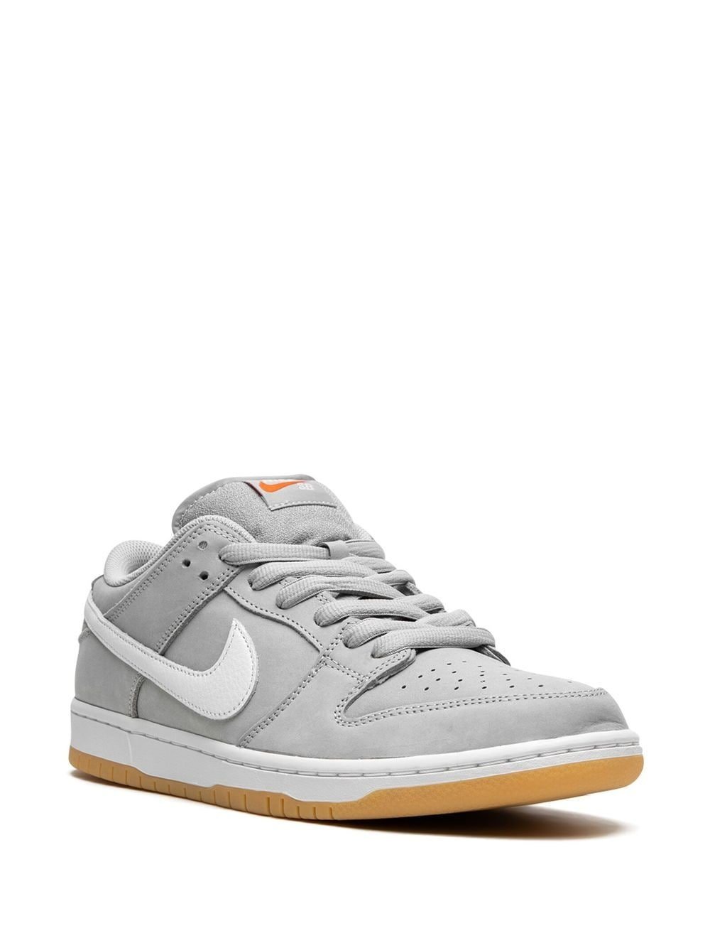 Nike SB Dunk Low Pro ISO Orange Label Wolf Grey Gum - Image 2