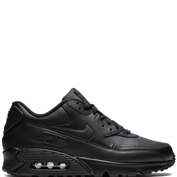 Nike Air Max 90 Leather Triple Black (GS)