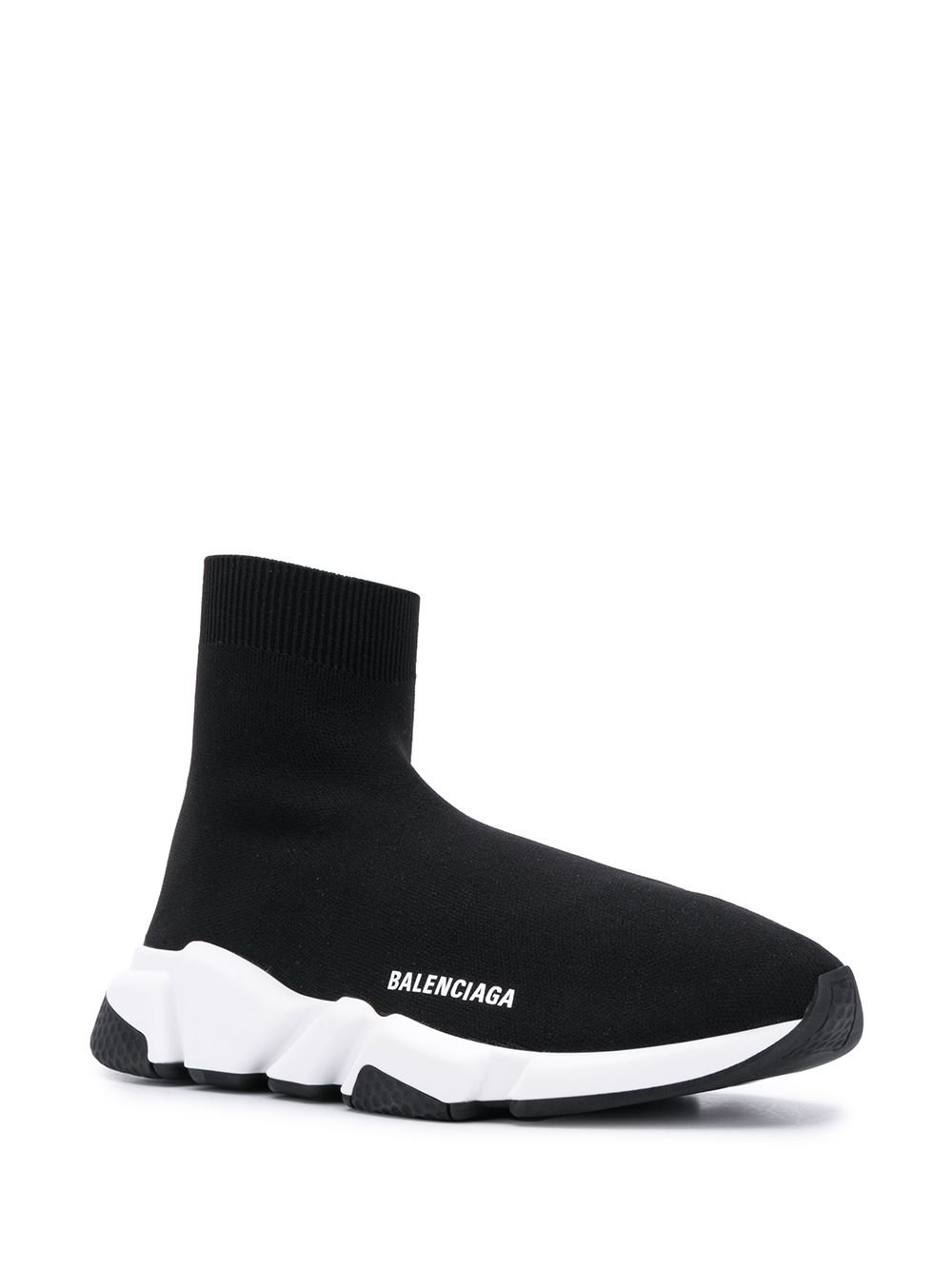 Balenciaga Speed Trainer Black White - Image 2
