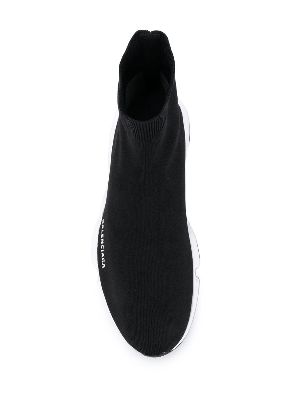 Balenciaga Speed Trainer Black White - Image 4