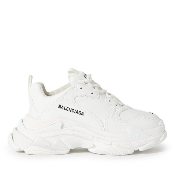 Balenciaga Triple S Synthetic Leather Triple White