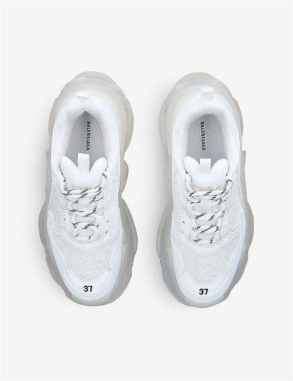 Balenciaga Triple S Clear Sole White - Image 4