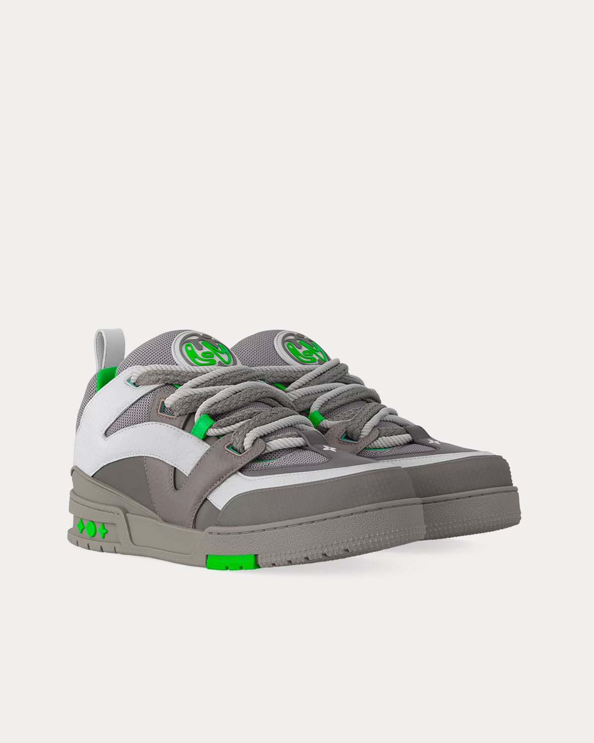 Louis Vuitton LV Skate Sneaker Grey Green - Image 2
