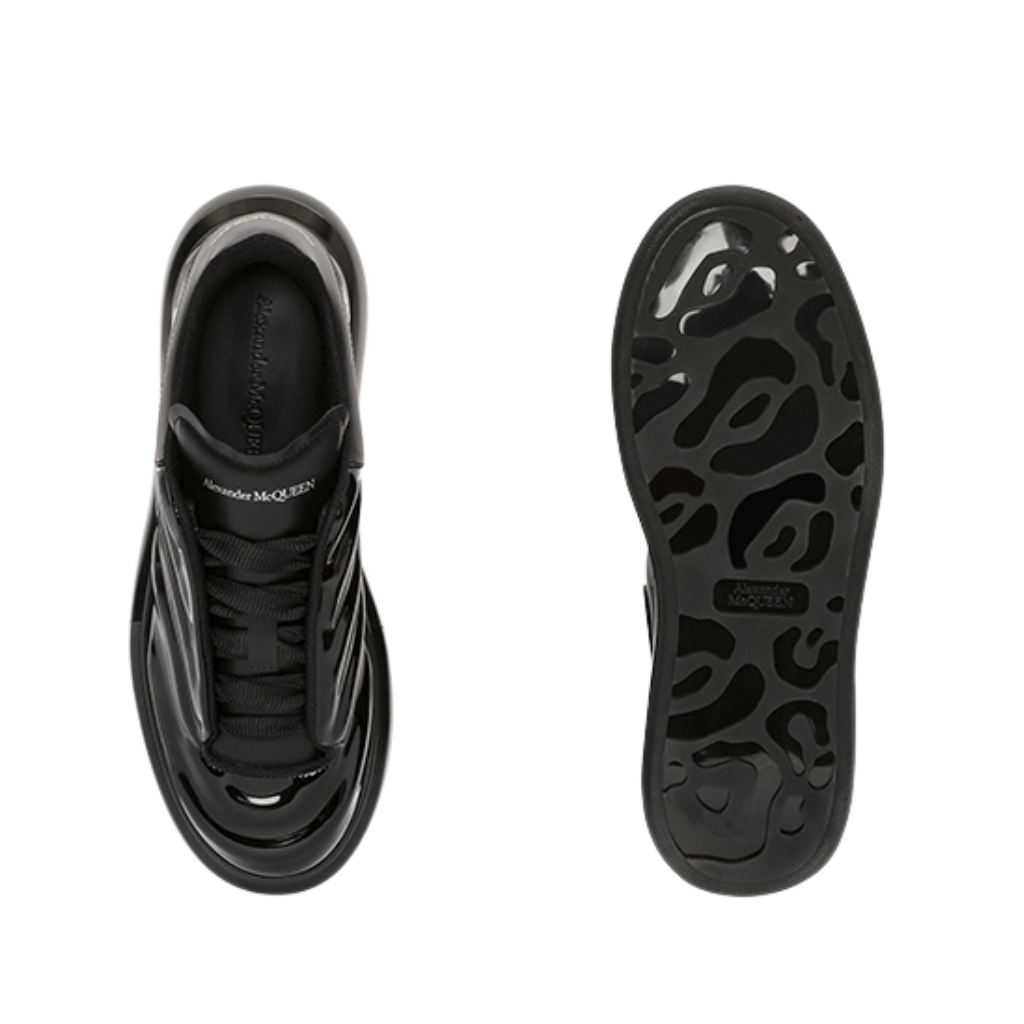 Alexander McQueen Oversized Black Lux Gloss - Image 4