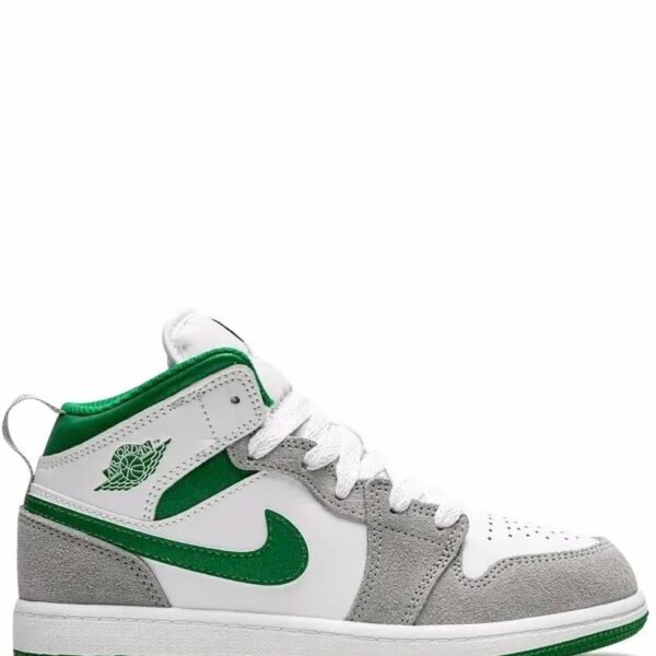 Air Jordan 1 Mid SE "Grey Green “ Kids