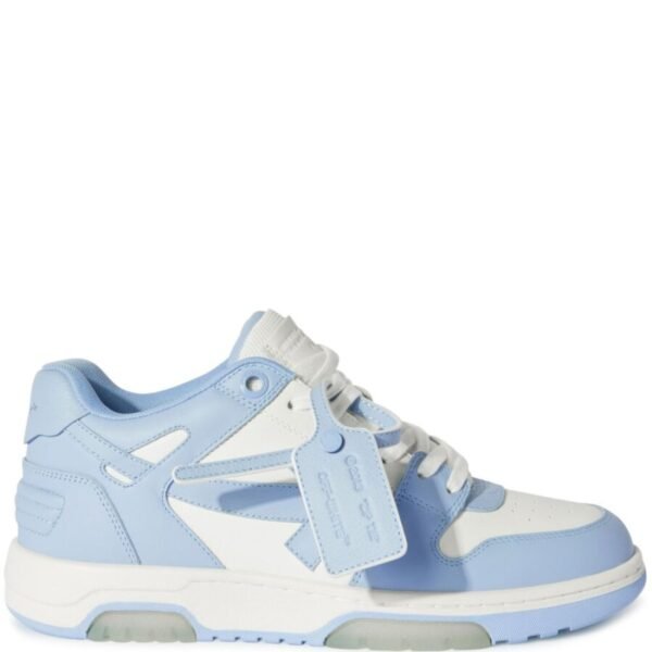 Off-White Out Of Office Calf Leather White Baby Blue