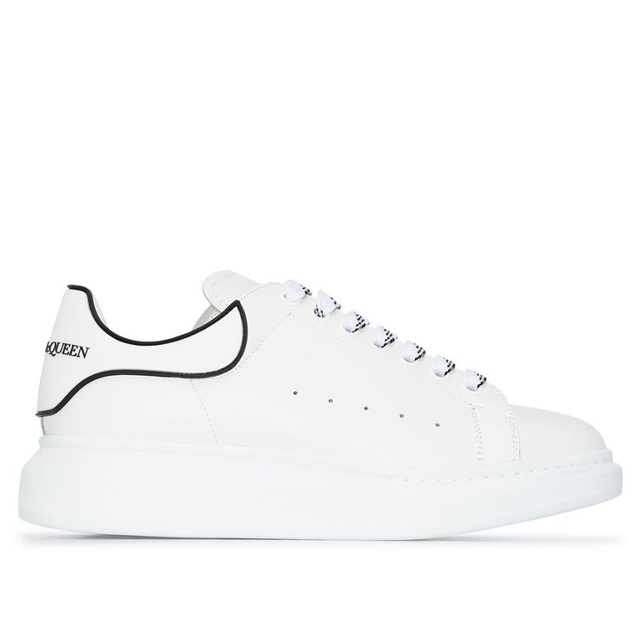 Alexander McQueen Oversized White Black Trim