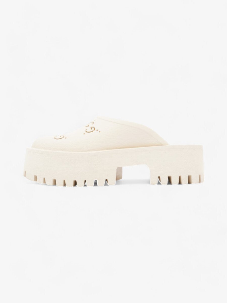 Gucci Elea perforated rubber platform mules - Image 4