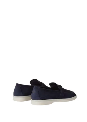 Loro Piana Summer Charms Walk Loafer Suede Ocean Heart - Image 3