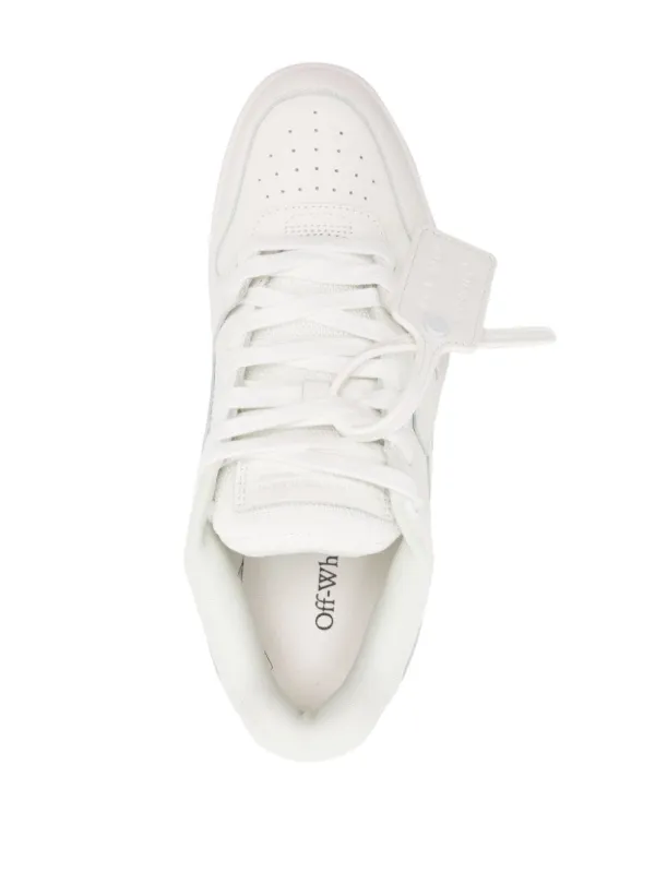 OFF-WHITE Out Of Office Calf Leather Triple White - Image 4