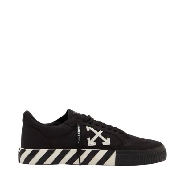OFF-WHITE Vulcanized Low Canvas Black White