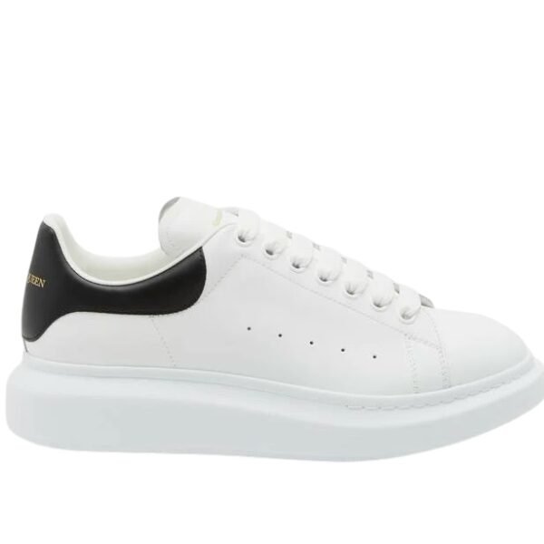 Alexander McQueen Oversized Ivory Black Leather