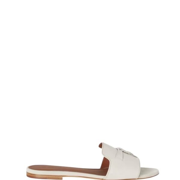 Loro Piana Summer Charms Sandal Pearl Powder
