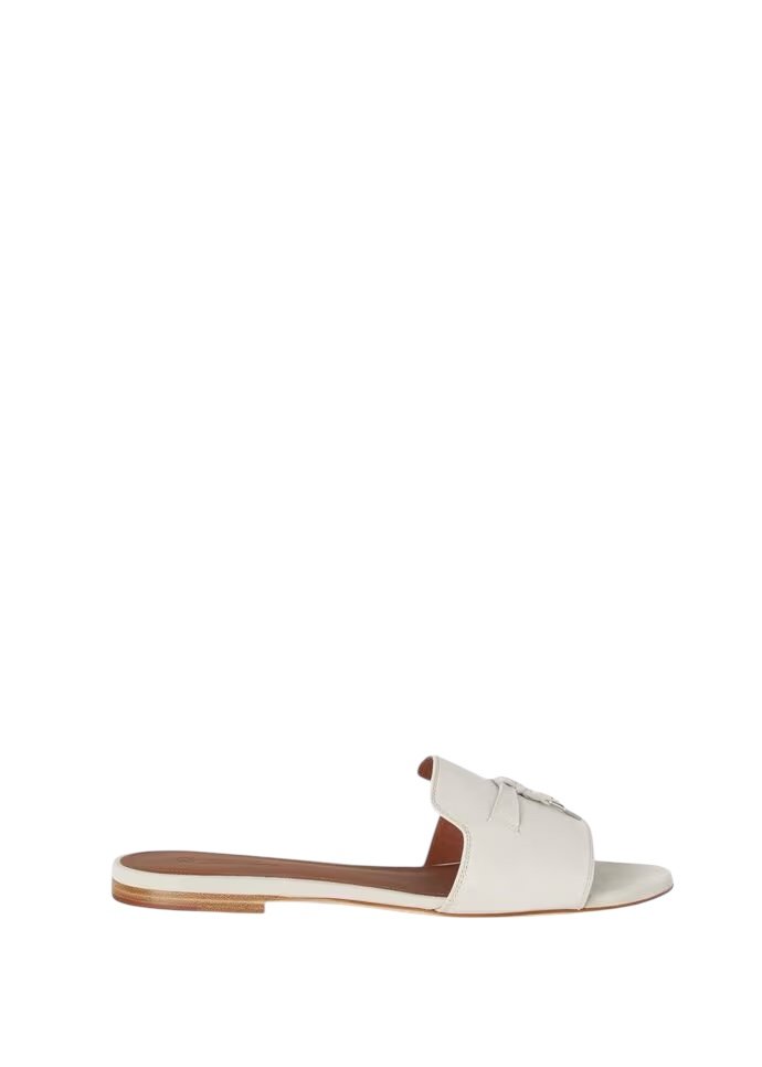 Loro Piana Summer Charms Sandal Pearl Powder