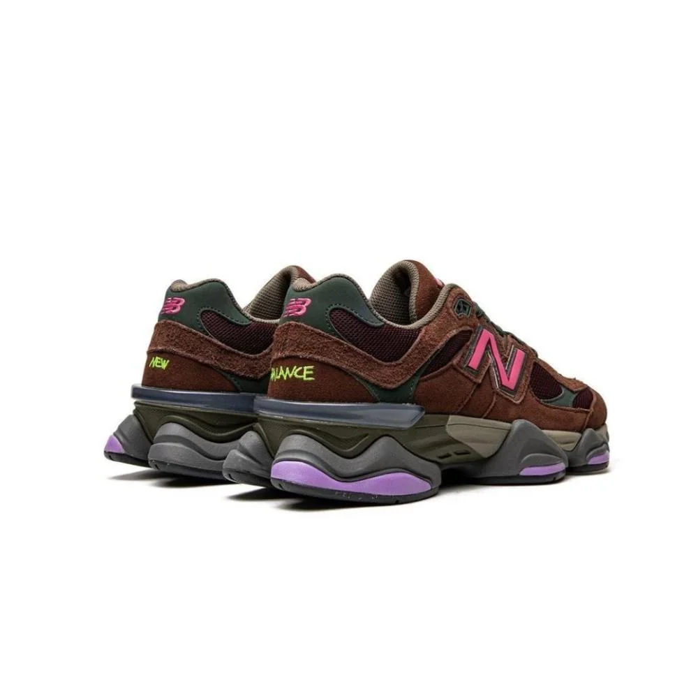 New Balance 9060 Rich Oak Burgundy - Image 3