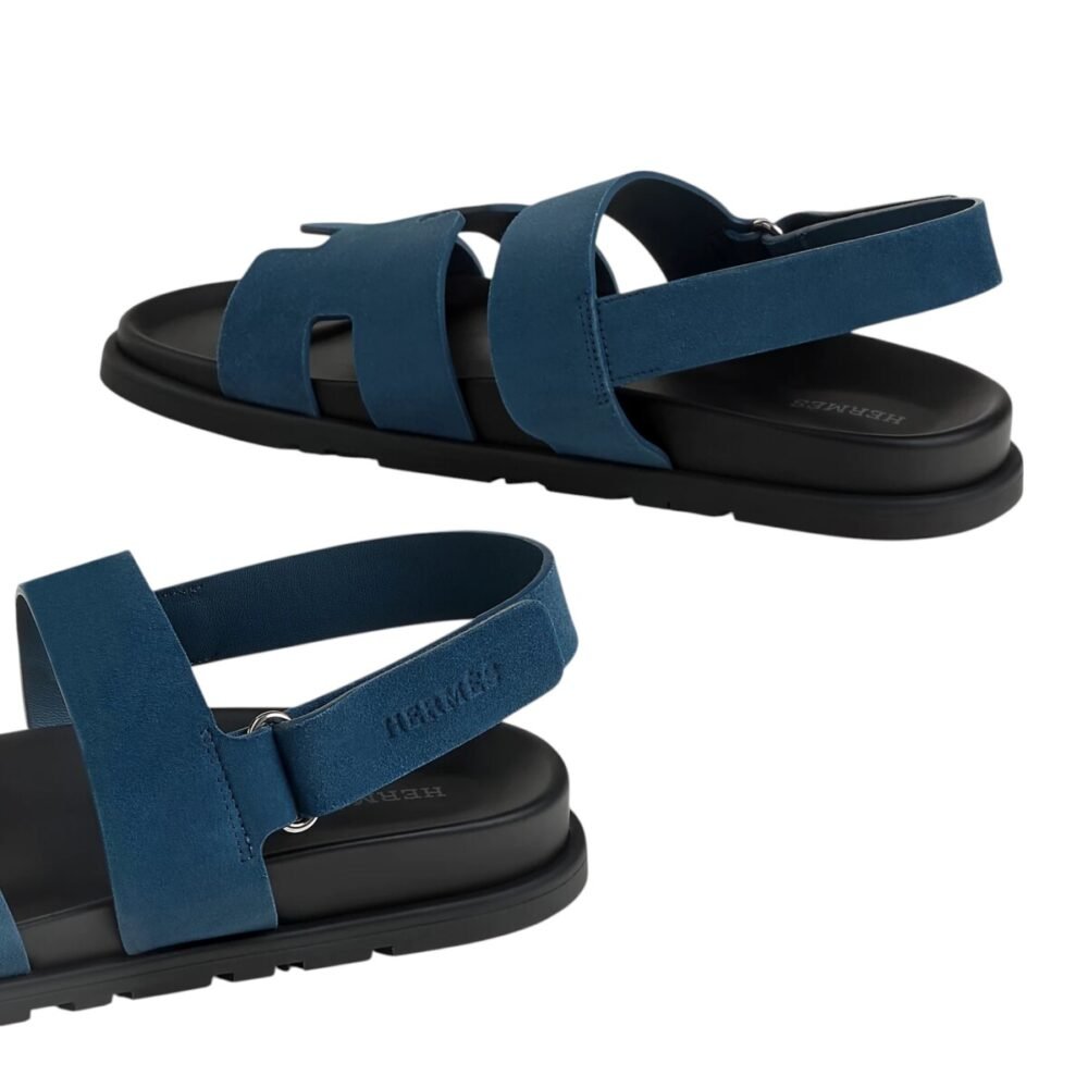 Hermes Genius sandal Bleu Turquin - Image 4