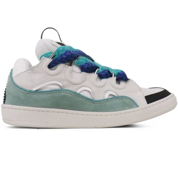 Lanvin Curb Sneaker White Blue