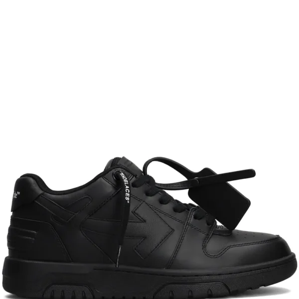 OFF-WHITE Out Of Office OOO Low Tops Black